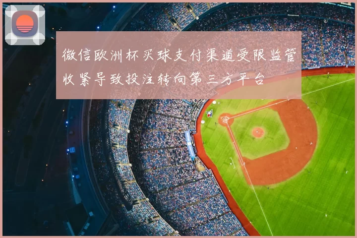 微信欧洲杯买球支付渠道受限监管收紧导致投注转向第三方平台